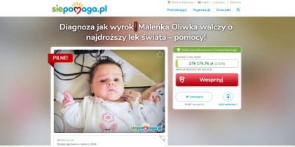 Oliwka walczy o najdroższy lek świata, pomóżmy